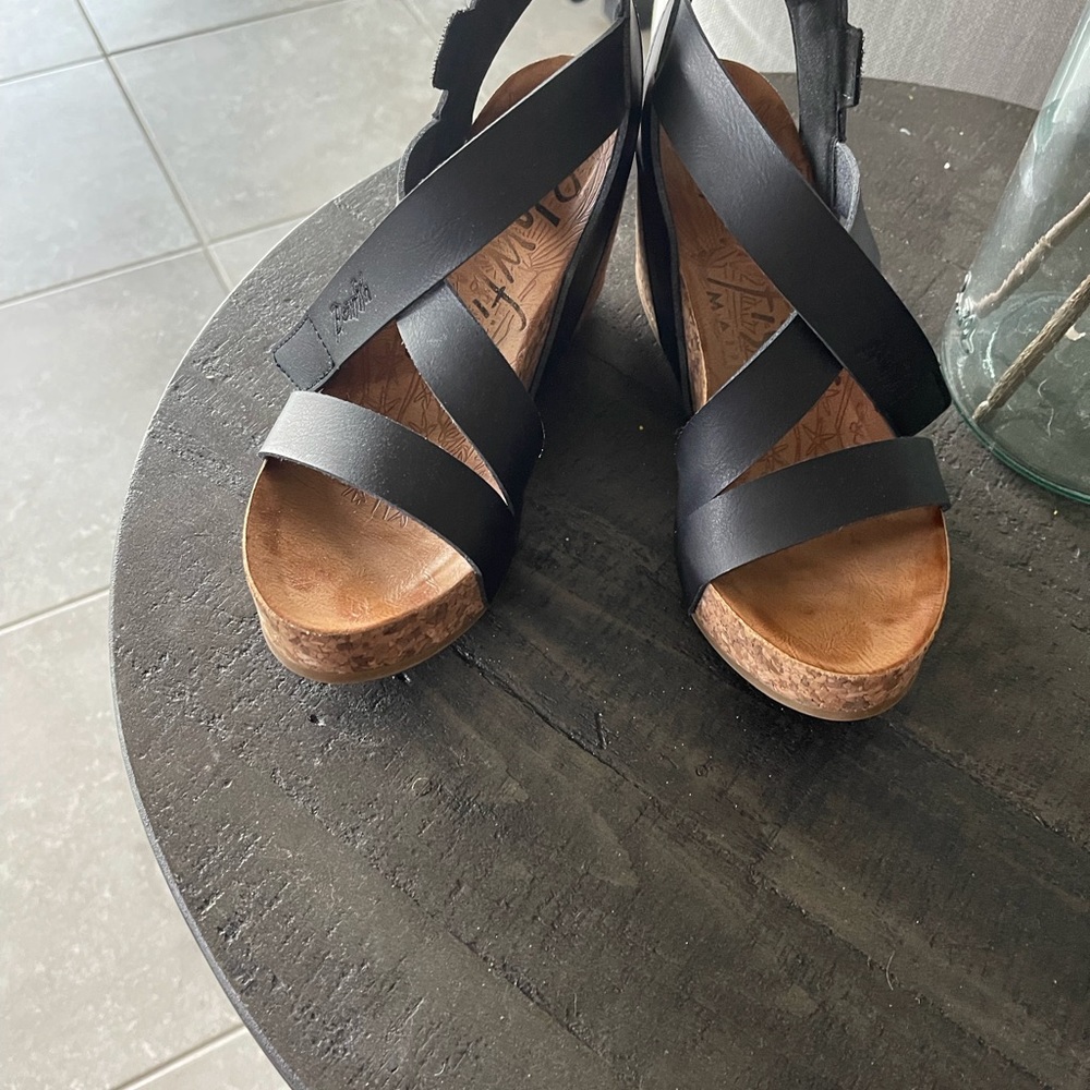 Blowfish Malibu Women’s Hapuku Wedge Sandals. Worn once